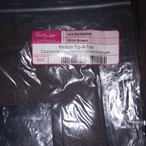 Thirty-One Medium Top-A-Tote in Dark Brown